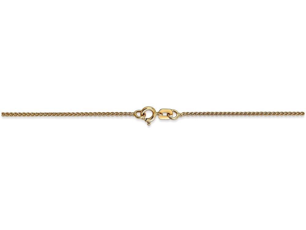 FJC Finejewelers 24 Inch 14k Yellow Gold 1.1mm Solid Polished Spiga Chain Necklace