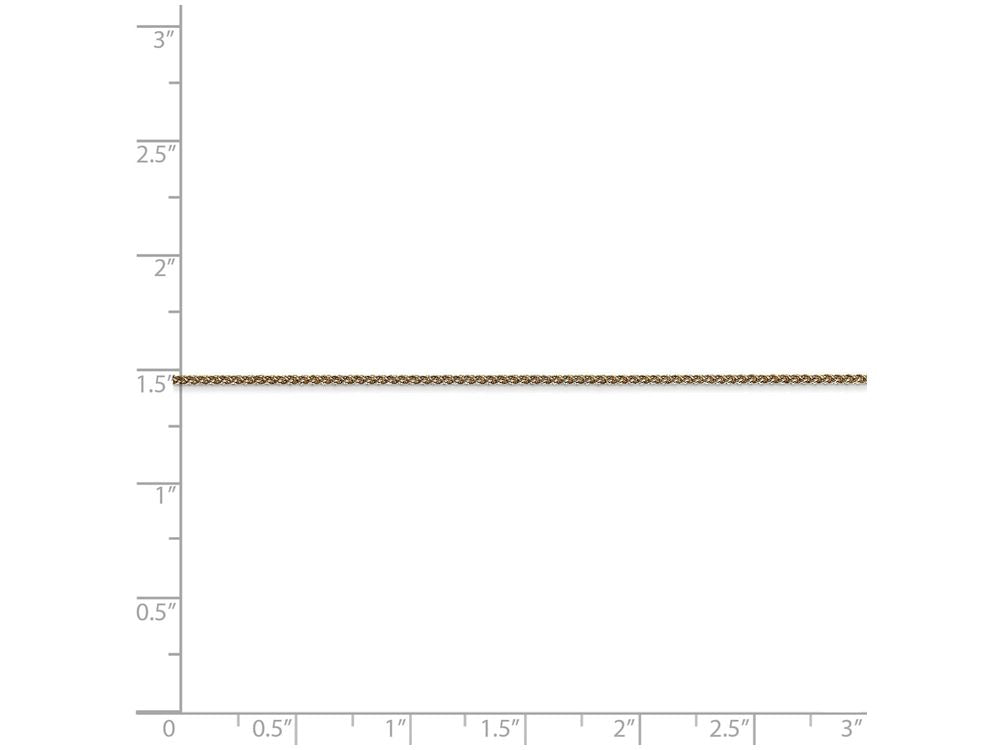 FJC Finejewelers 30 Inch 14k Yellow Gold 1.1mm Solid Polished Spiga Chain Necklace