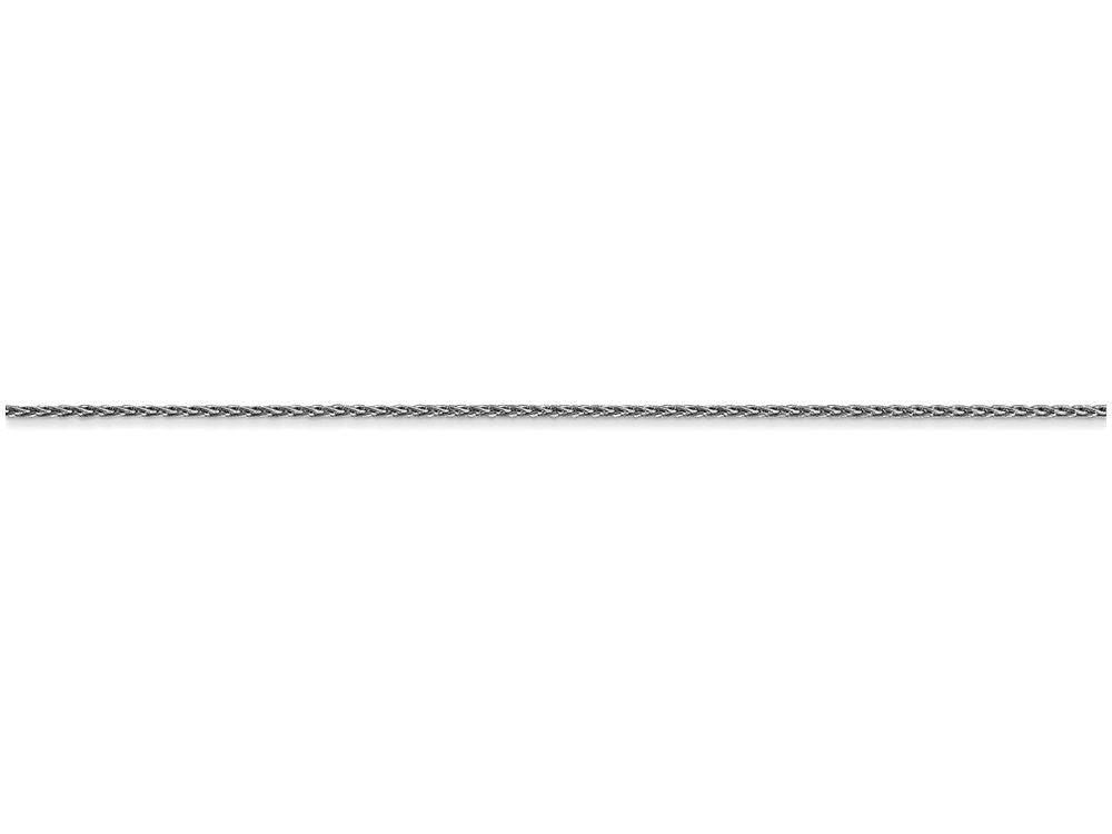 FJC Finejewelers 10 Inch 14k White Gold .90mm Parisian Wheat Chain Ankle Bracelet