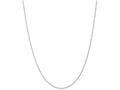 FJC Finejewelers 16 Inch 14k White Gold 1.2mm Parisian Wheat Chain Necklace