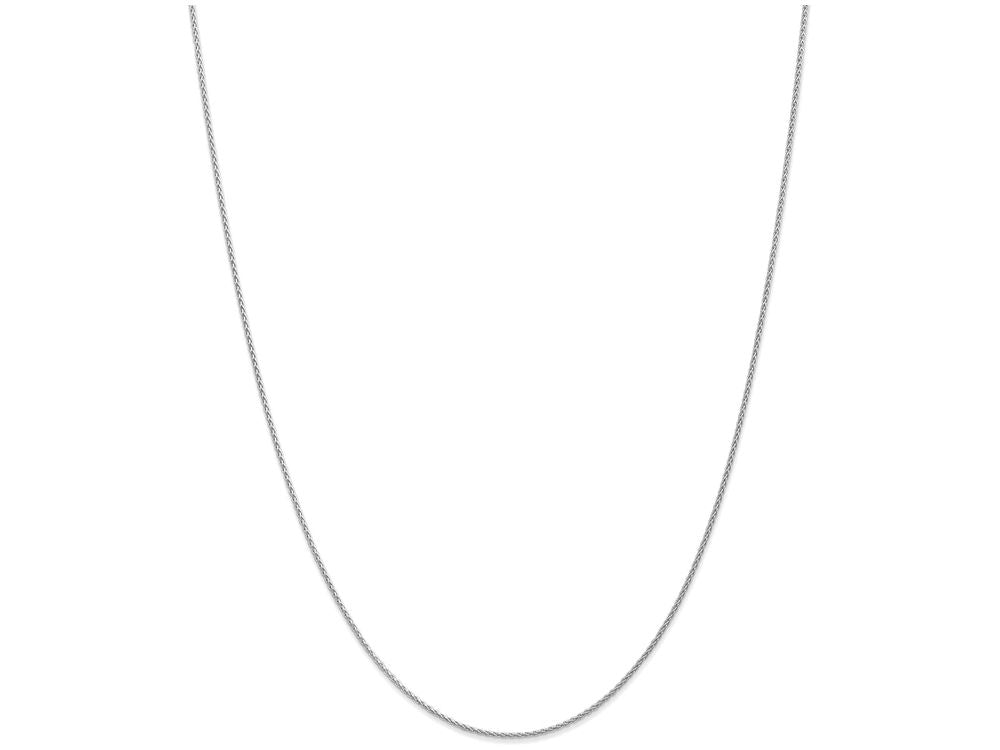 FJC Finejewelers 7 Inch 14k White Gold 1.2mm Parisian Wheat Chain Bracelet