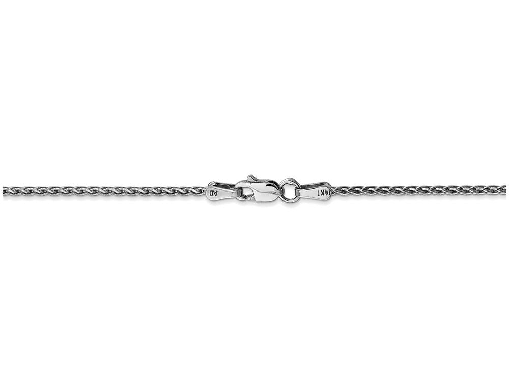 FJC Finejewelers 18 Inch 14k White Gold 1.5mm Parisianwheat Chain Necklace