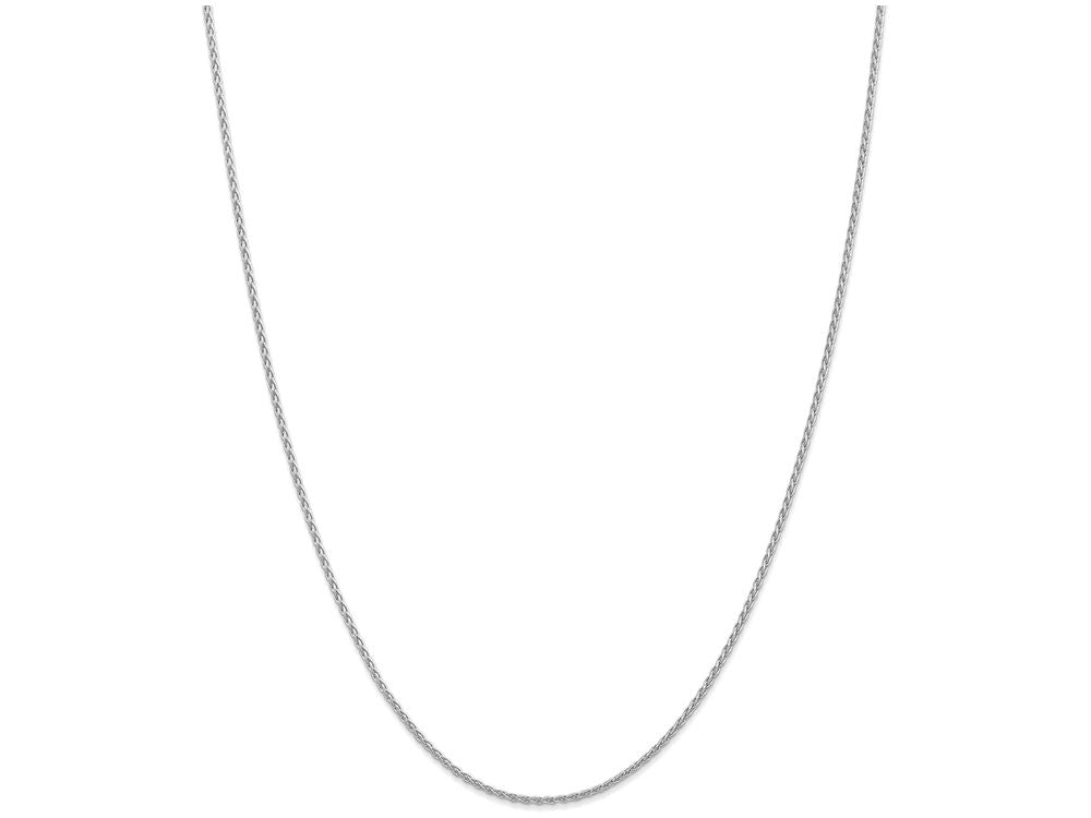 FJC Finejewelers 8 Inch 14k White Gold 1.5mm Parisian Wheat Chain Bracelet