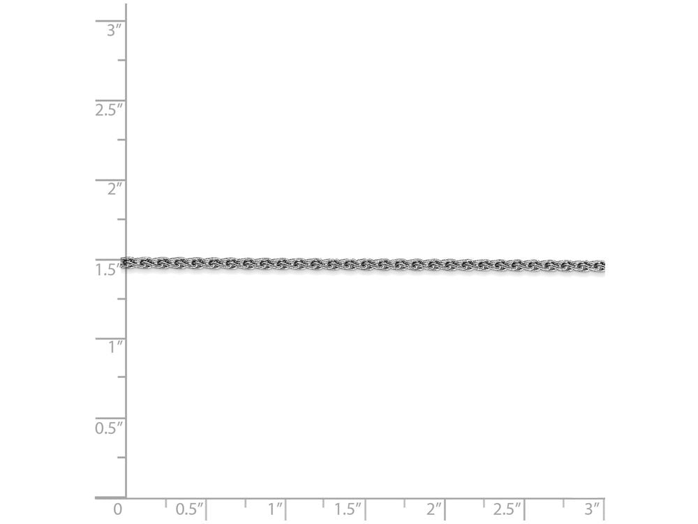 FJC Finejewelers 20 Inch 14k White Gold 1.9mm Parisianwheat Chain Necklace