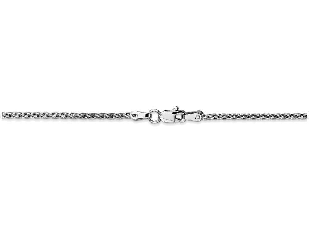 FJC Finejewelers 30 Inch 14k White Gold 1.9mm Parisian Wheat Chain Necklace