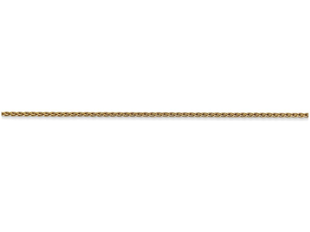 FJC Finejewelers 14 Inch 14k Yellow Gold 1.2mm Parisian Wheat Chain Necklace