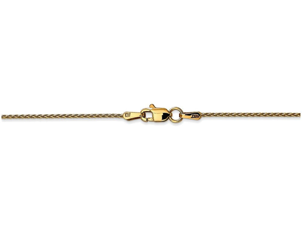 FJC Finejewelers 8 Inch 14k Yellow Gold 1.2mm Parisian Wheat Chain Bracelet