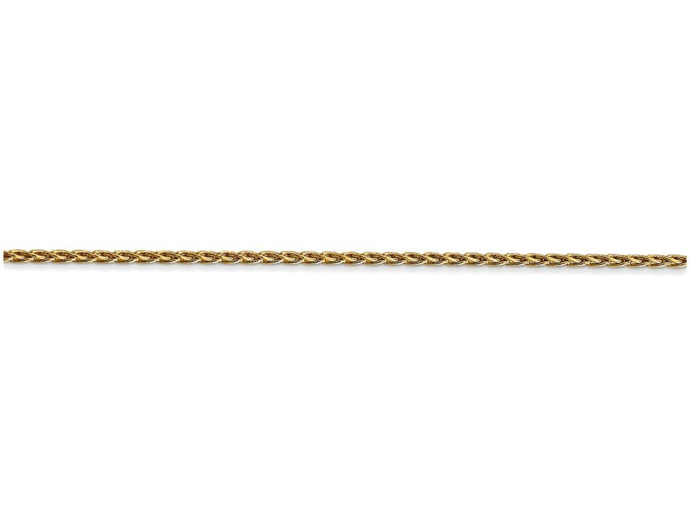 FJC Finejewelers 9 Inch 14k Yellow Gold 1.5 Mm Parisian Wheat Chain Ankle Bracelet (Smaller Ankles)