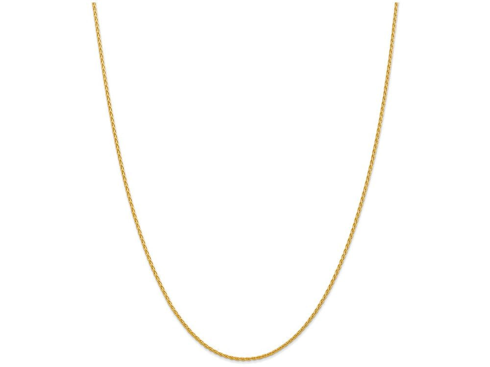 FJC Finejewelers 9 Inch 14k Yellow Gold 1.5 Mm Parisian Wheat Chain Ankle Bracelet (Smaller Ankles)