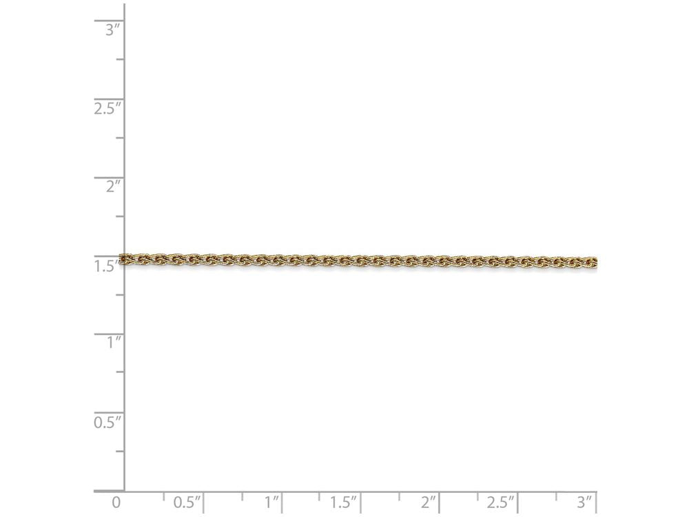 FJC Finejewelers 24 Inch 14k Yellow Gold 1.9mm Parisian Wheat Chain Necklace