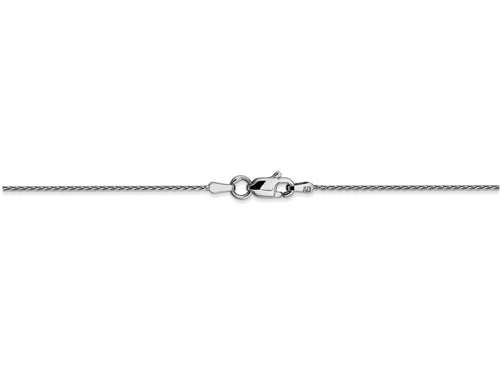FJC Finejewelers 10 Inch 14k White Gold .85mm Round bright-cut Wheat Chain Ankle Bracelet