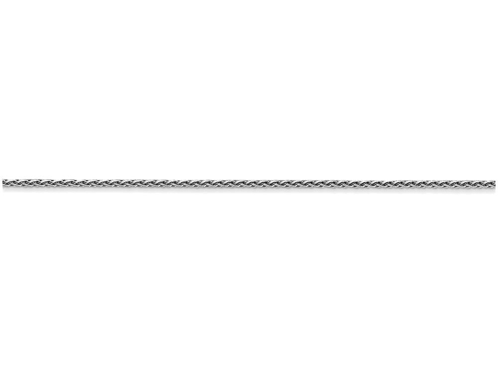 FJC Finejewelers 8 Inch 14k White Gold 1.0mm Round bright-cut Wheat Chain Bracelet