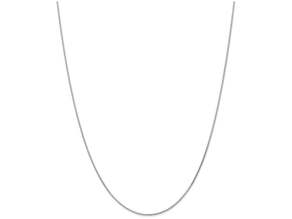 FJC Finejewelers 8 Inch 14k White Gold 1.0mm Round bright-cut Wheat Chain Bracelet