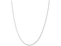 FJC Finejewelers 18 Inch 14k White Gold 1.5mm Round bright-cut Wheat Chain Necklace