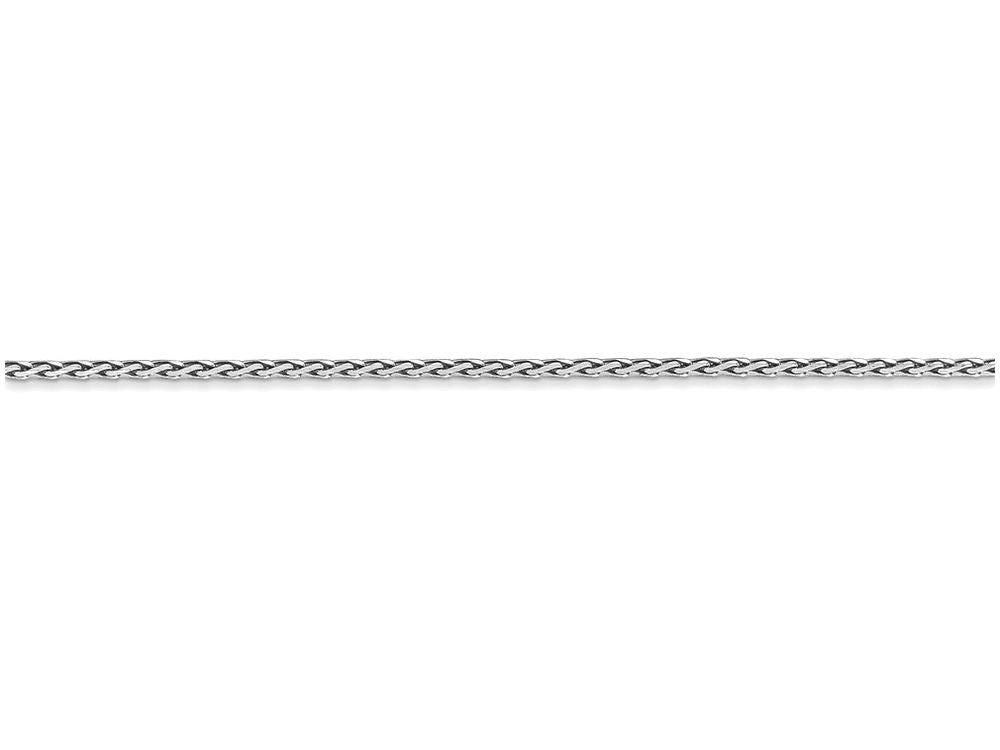 FJC Finejewelers 30 Inch 14k White Gold 1.5mm Round bright-cut Wheat Chain Necklace