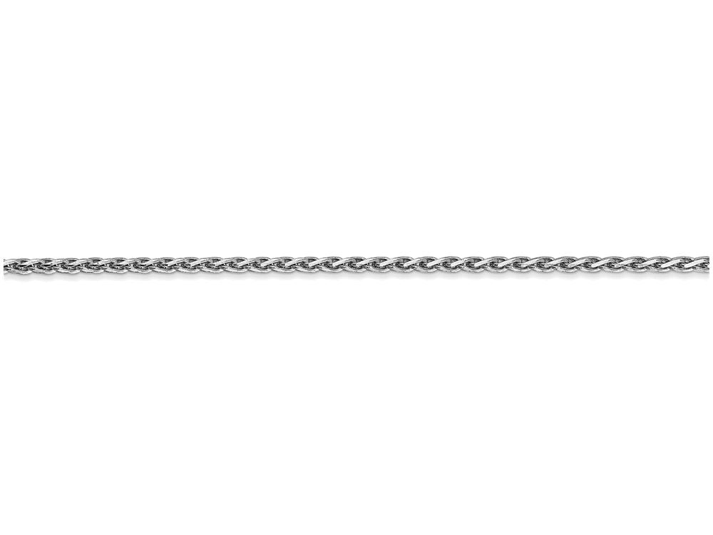 FJC Finejewelers 8 Inch 14k White Gold 1.9mm Round bright-cut Wheat Chain Bracelet