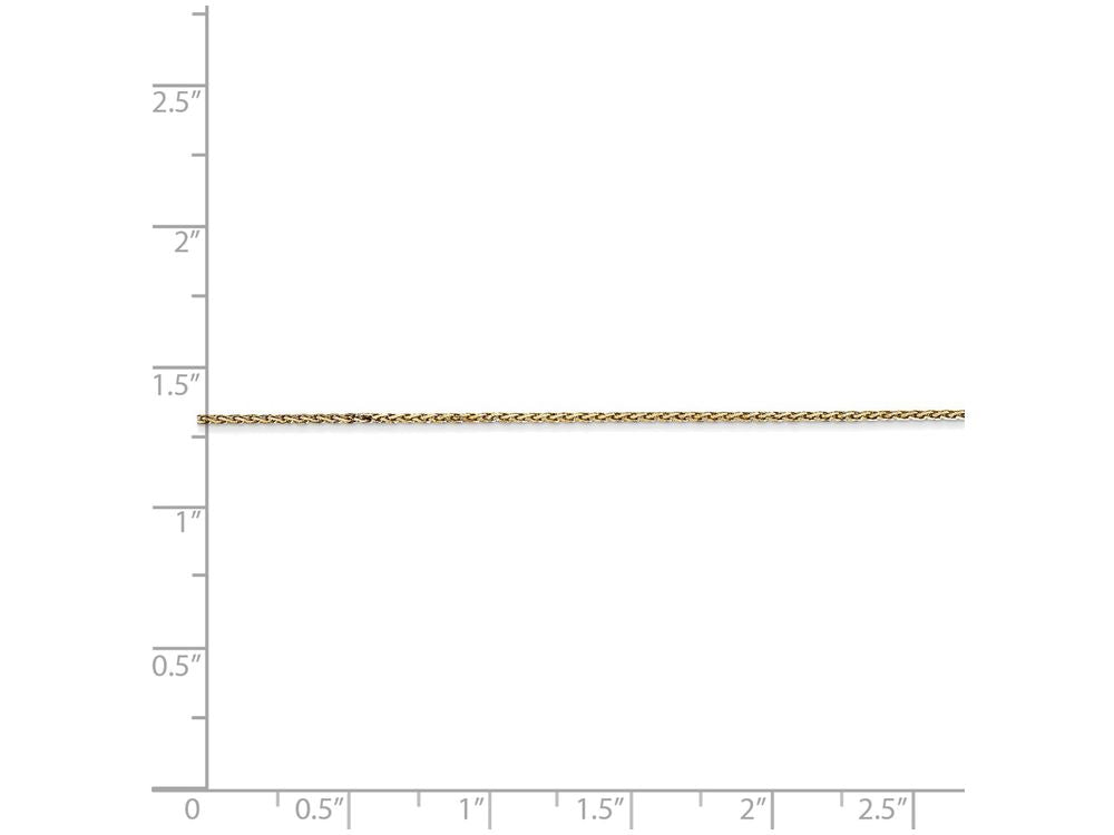 FJC Finejewelers 20 Inch 14k Yellow Gold .8mm Round bright-cut Wheat Chain Necklace