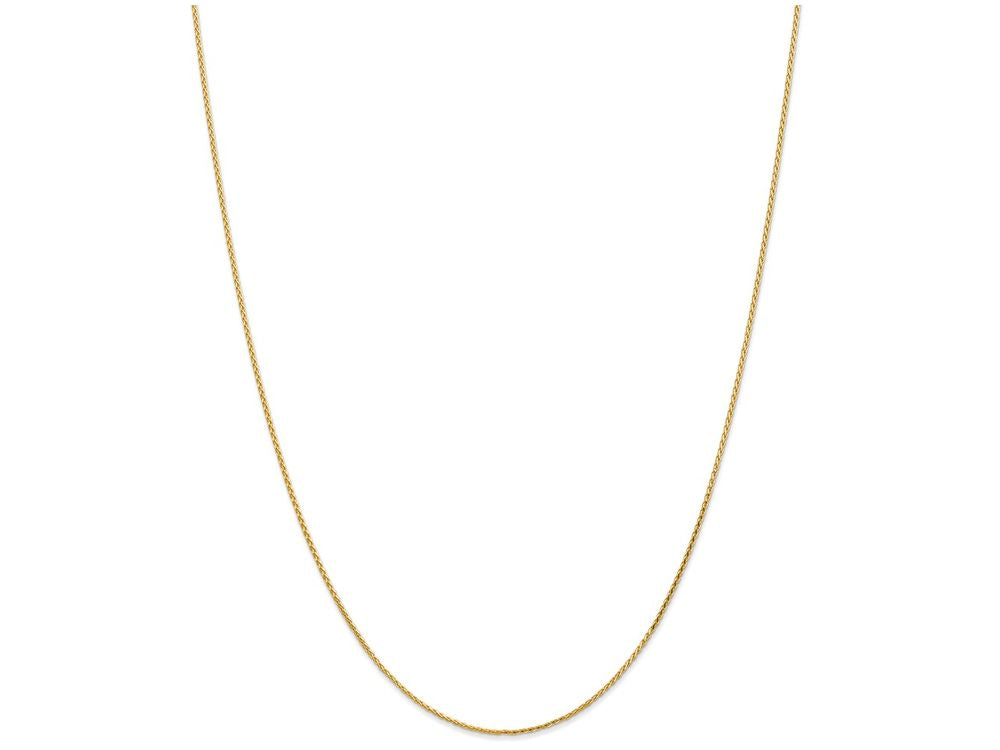 FJC Finejewelers 10 Inch 14k Yellow Gold 1.0mm bright-cut Wheat Chain Ankle Bracelet