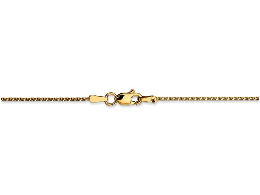 FJC Finejewelers 8 Inch 14k Yellow Gold 1.0mm bright-cut Wheat Chain Bracelet