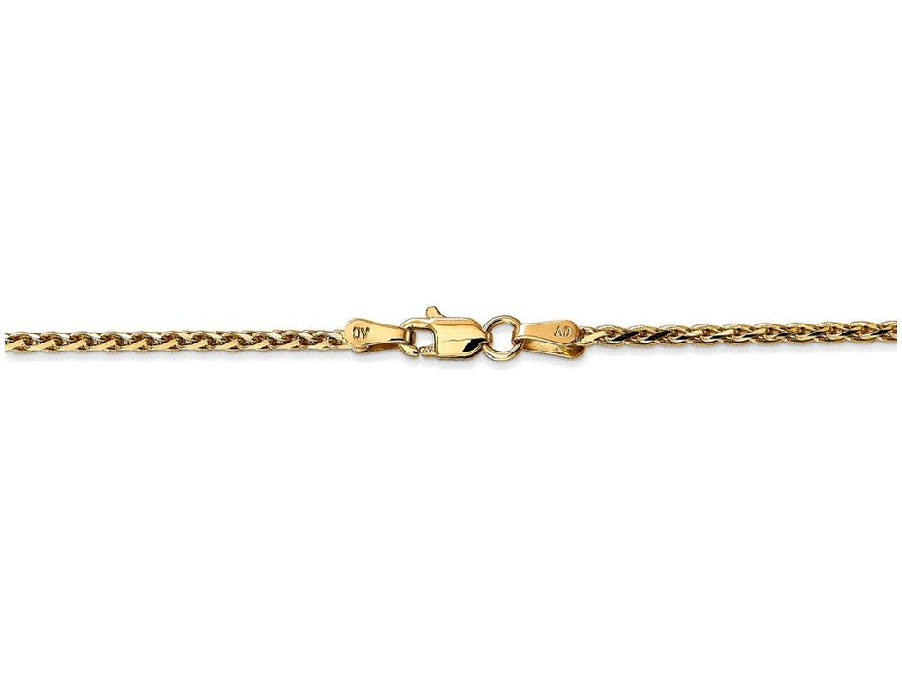 FJC Finejewelers 18 Inch 14k Yellow Gold 1.9mm Round bright-cut Wheat Chain Necklace