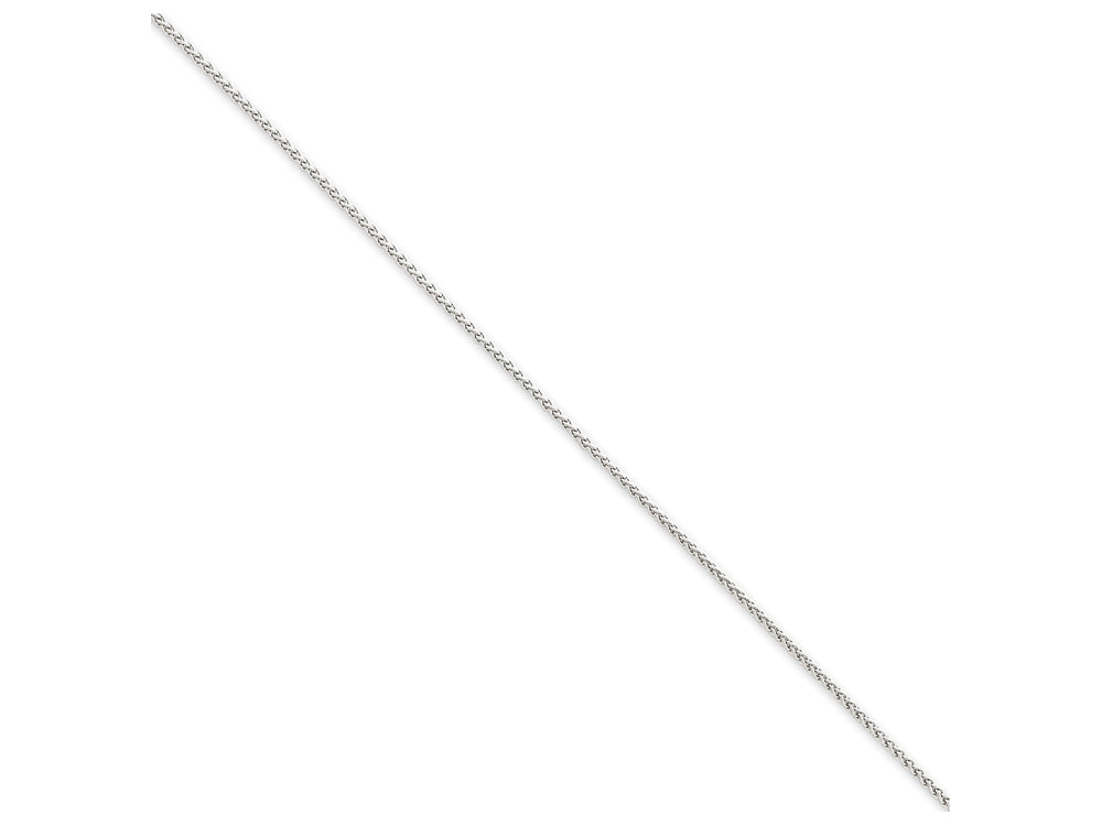 FJC Finejewelers 24 Inch 14k White Gold 1.25mm Solid Polished Spiga Chain Necklace