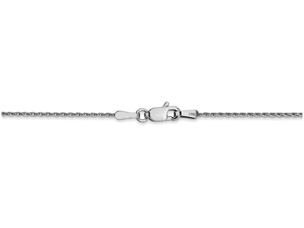 FJC Finejewelers 18 Inch 14k White Gold 1.00mm Parisian Wheat Chain Necklace