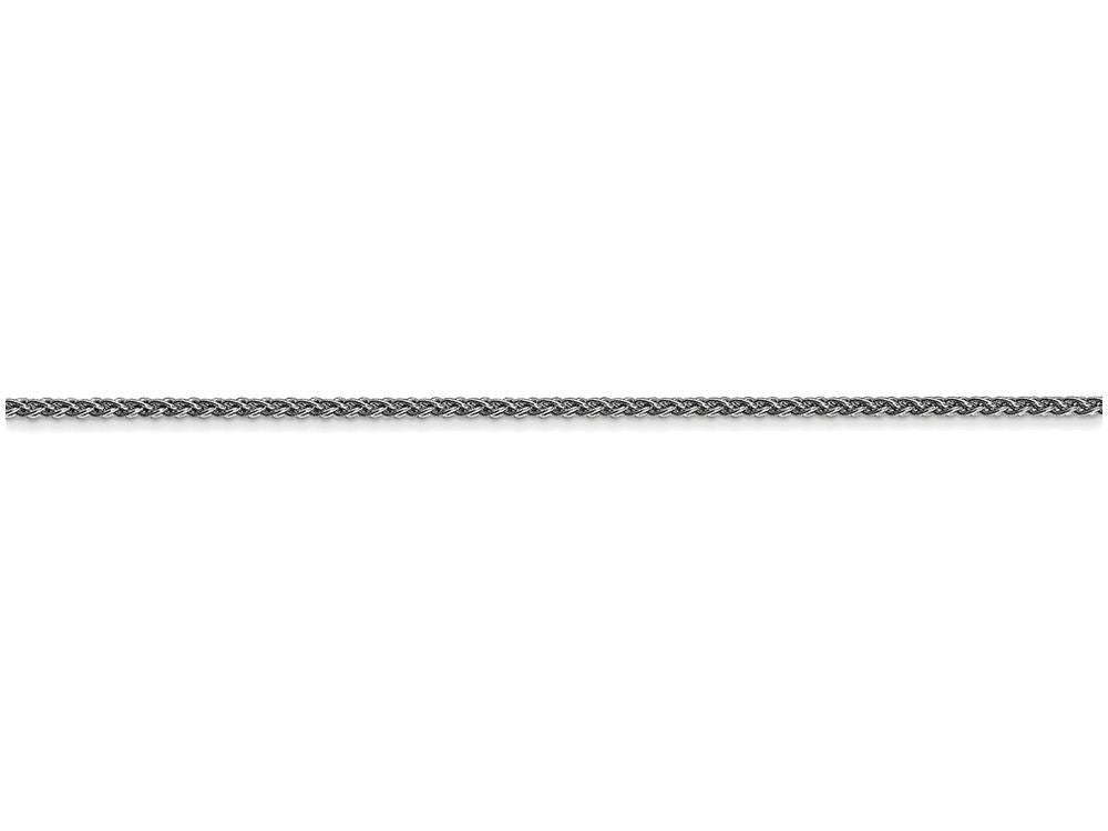 FJC Finejewelers 6 Inch 14k White Gold 1.25mm Solid Polished Spiga Chain Bracelet