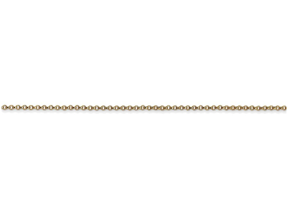 FJC Finejewelers 20 Inch 14k Yellow Gold 1.15mm Rolo Chain Necklace