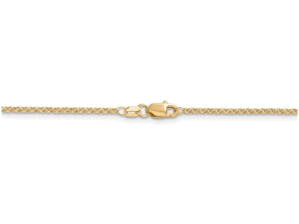 FJC Finejewelers 20 Inch 14k Yellow Gold 1.55mm Rolo Chain Necklace
