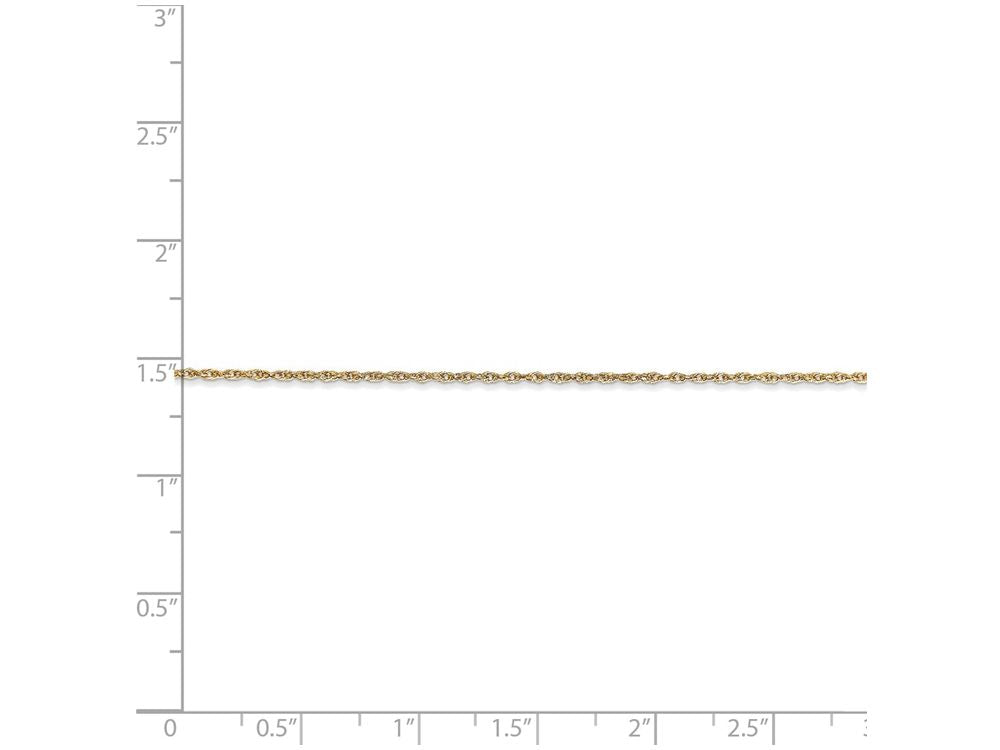 FJC Finejewelers 24 Inch 14k Yellow Gold .8mm Light Rope Chain Necklace