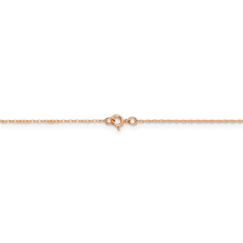 FJC Finejewelers 14k Rose Gold .5 Mm Cable Rope Chain
