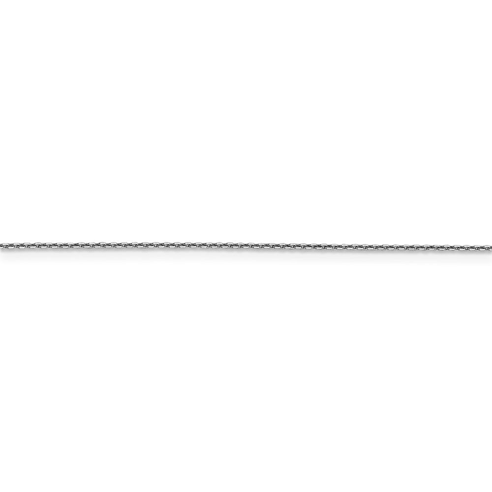 FJC Finejewelers 14k White Gold .90mm Bright Cut Cable Chain