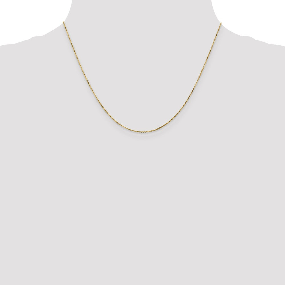 FJC Finejewelers 14 kt Yellow Gold .90mm Bright Cut Cable Chain
