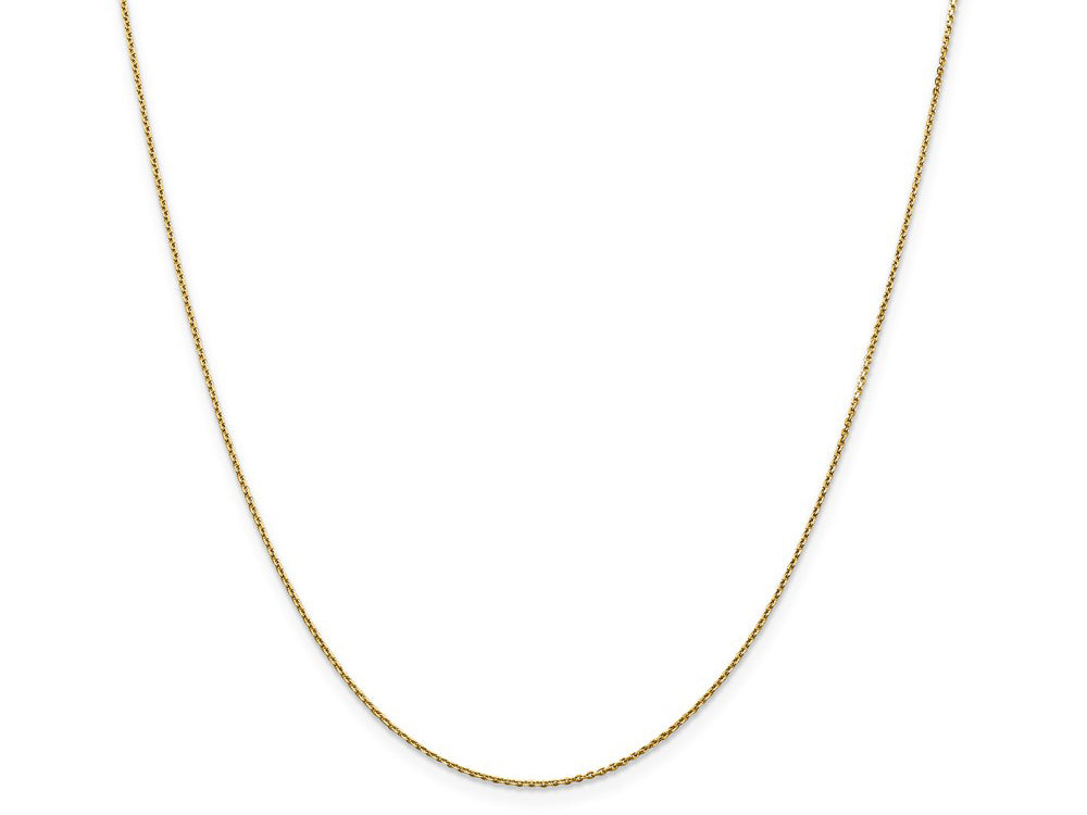 FJC Finejewelers 14 kt Yellow Gold .90mm Bright Cut Cable Chain