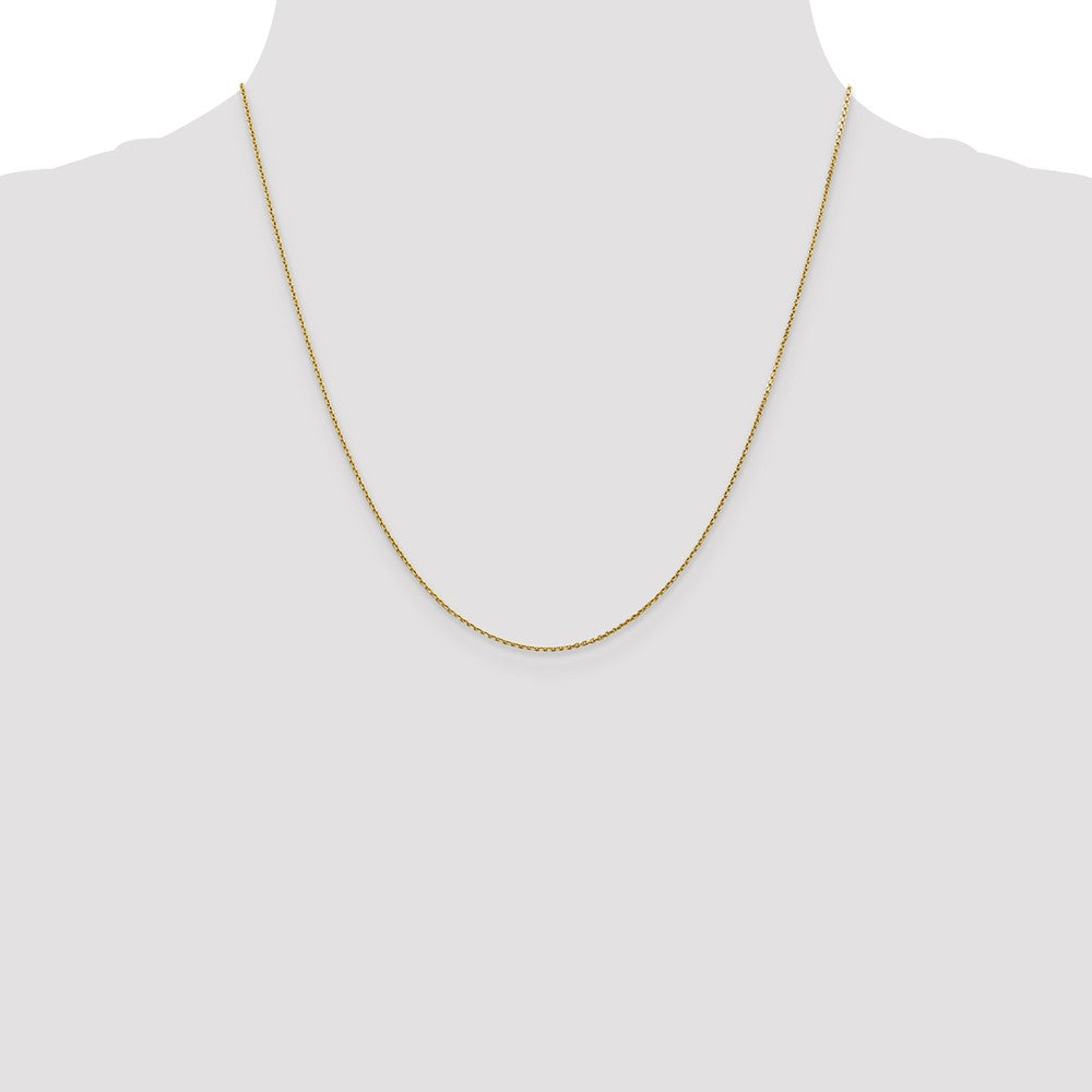 FJC Finejewelers 14 kt Yellow Gold .90mm Bright Cut Cable Chain