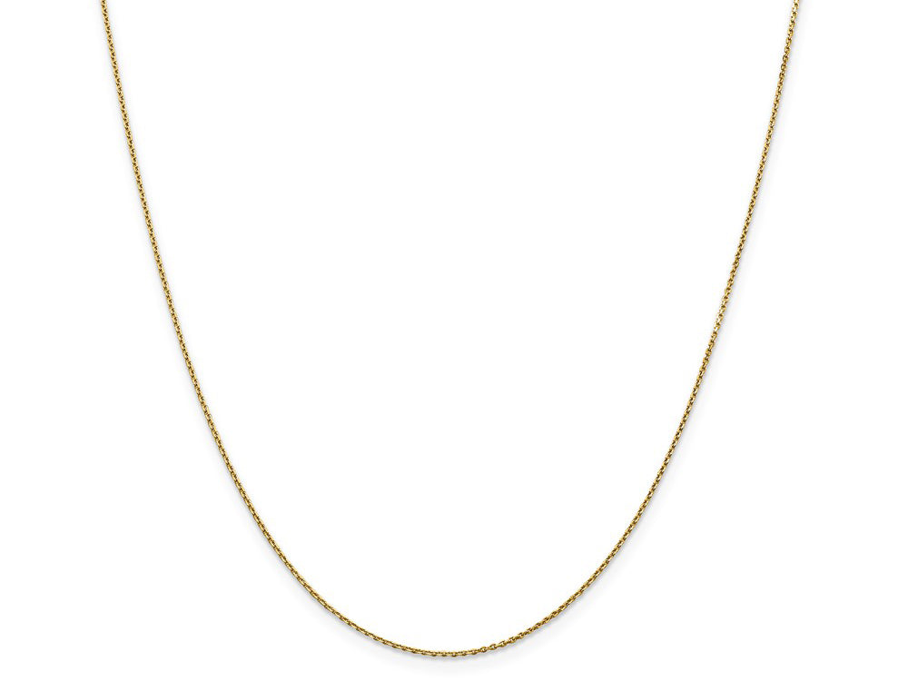 FJC Finejewelers 14 kt Yellow Gold .90mm Bright Cut Cable Chain
