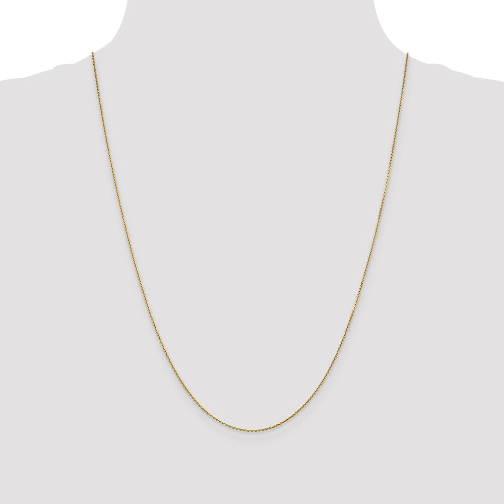 FJC Finejewelers 14 kt Yellow Gold .90mm Bright Cut Cable Chain