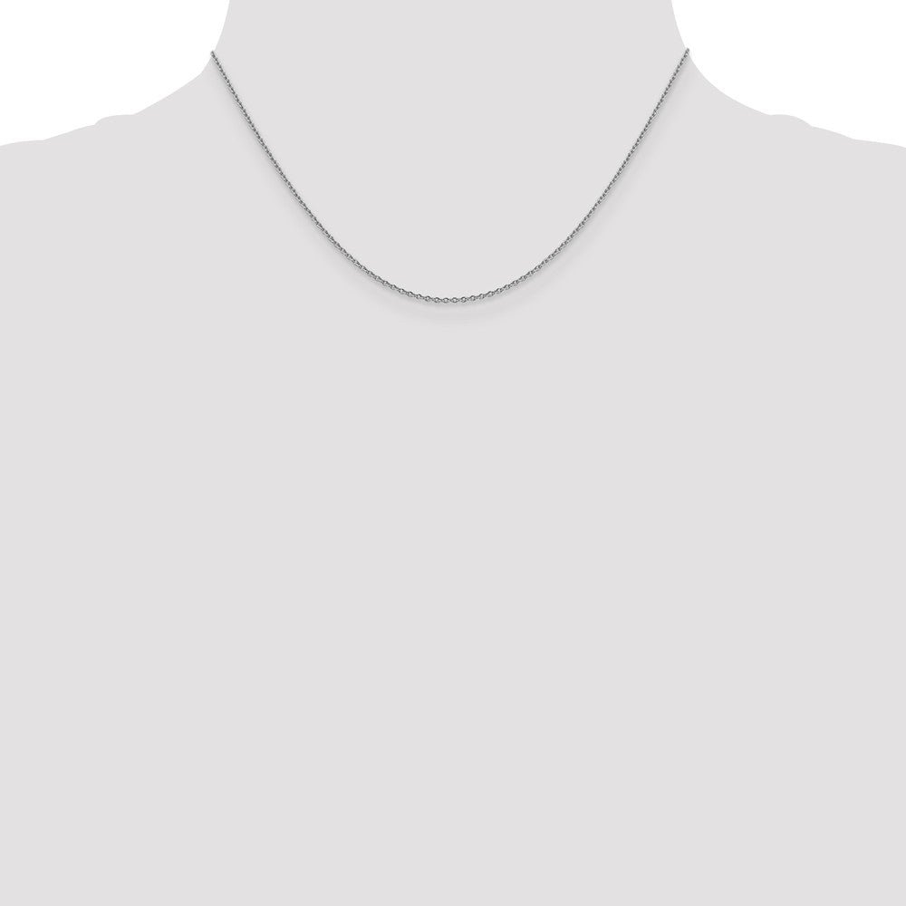 FJC Finejewelers 14k White Gold 1.40mm Solid Polished Cable Chain
