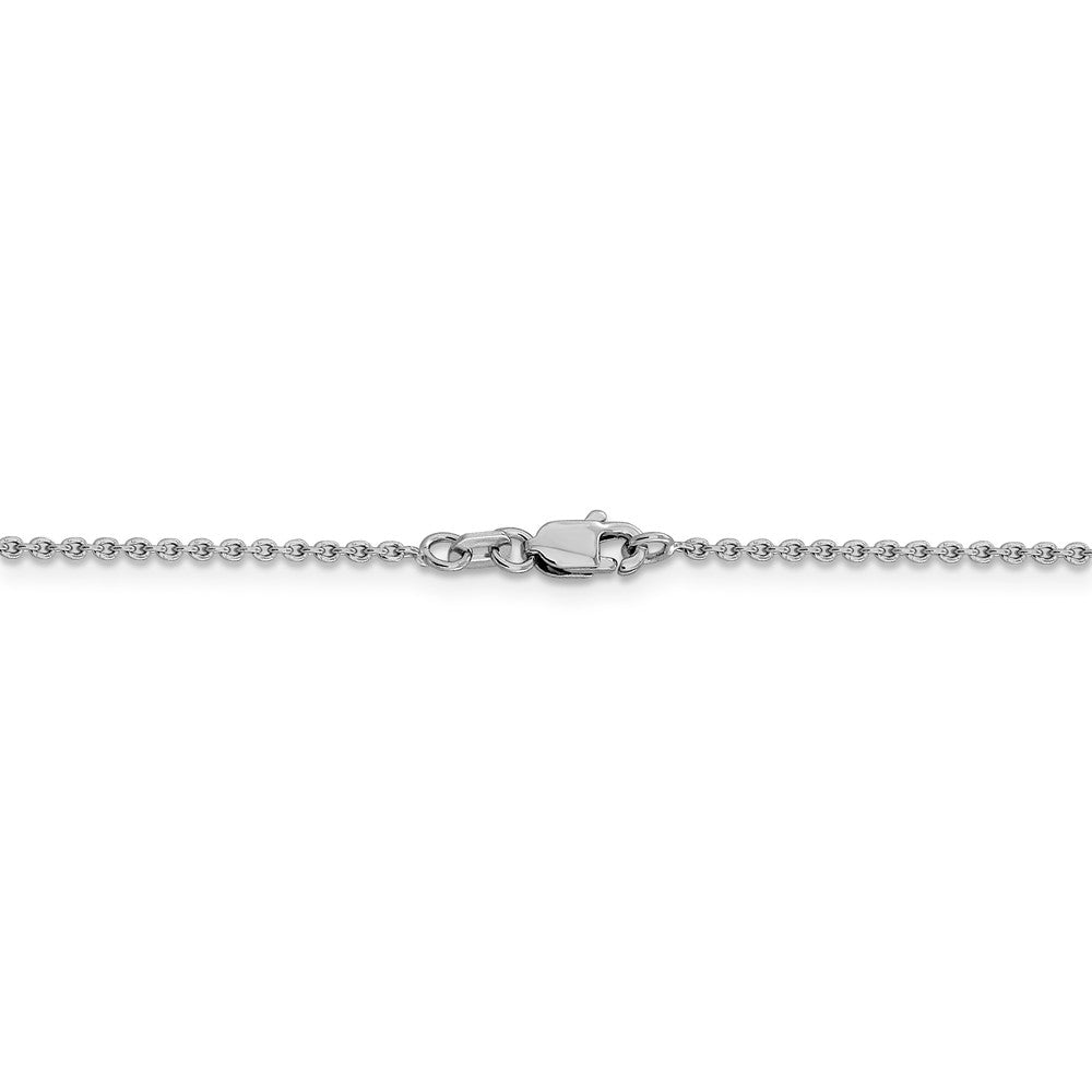FJC Finejewelers 14k White Gold 1.40mm Solid Polished Cable Chain