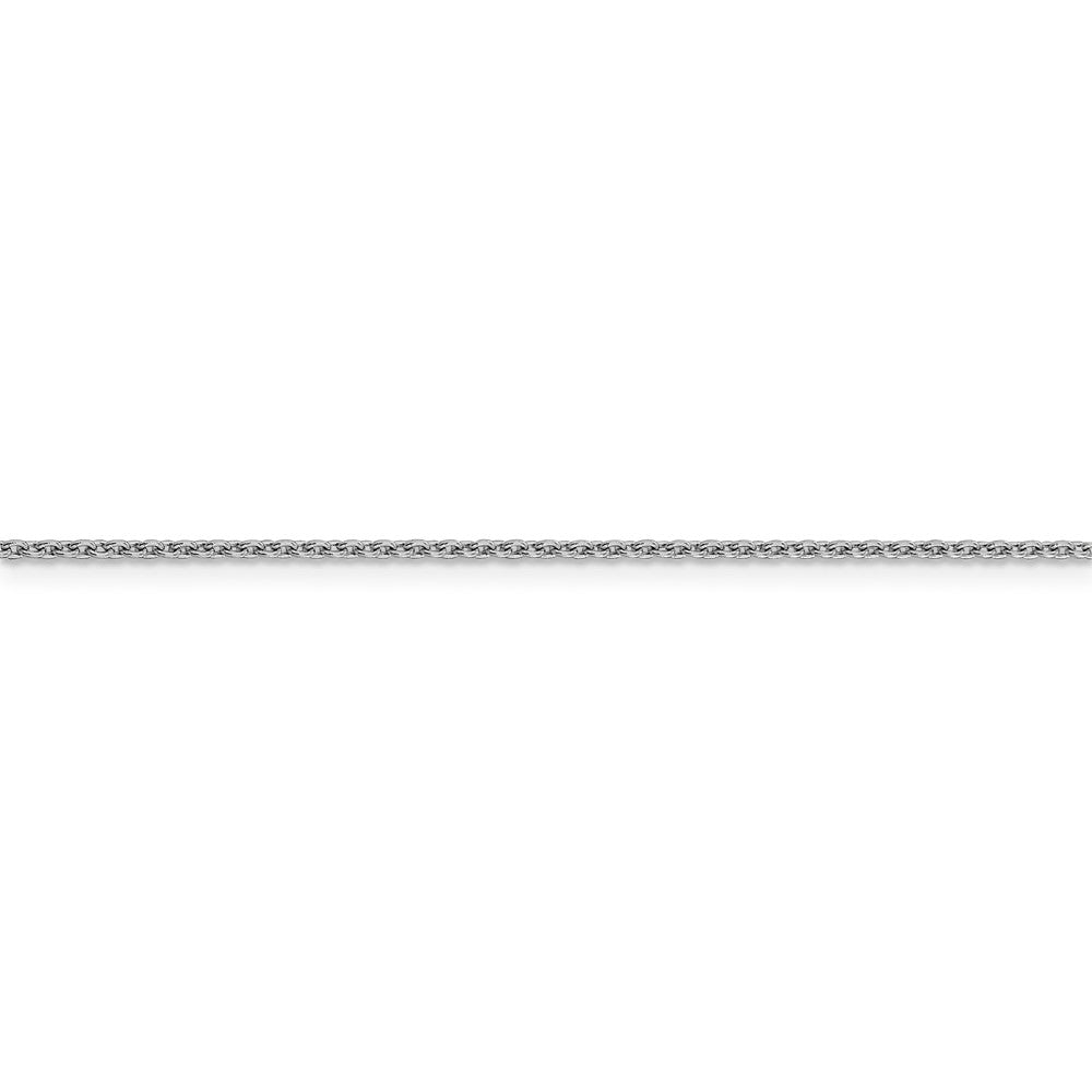 FJC Finejewelers 14k White Gold 1.40mm Solid Polished Cable Chain