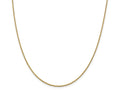 FJC Finejewelers 14 kt Yellow Gold 1.4mm Solid Polished Cable Chain
