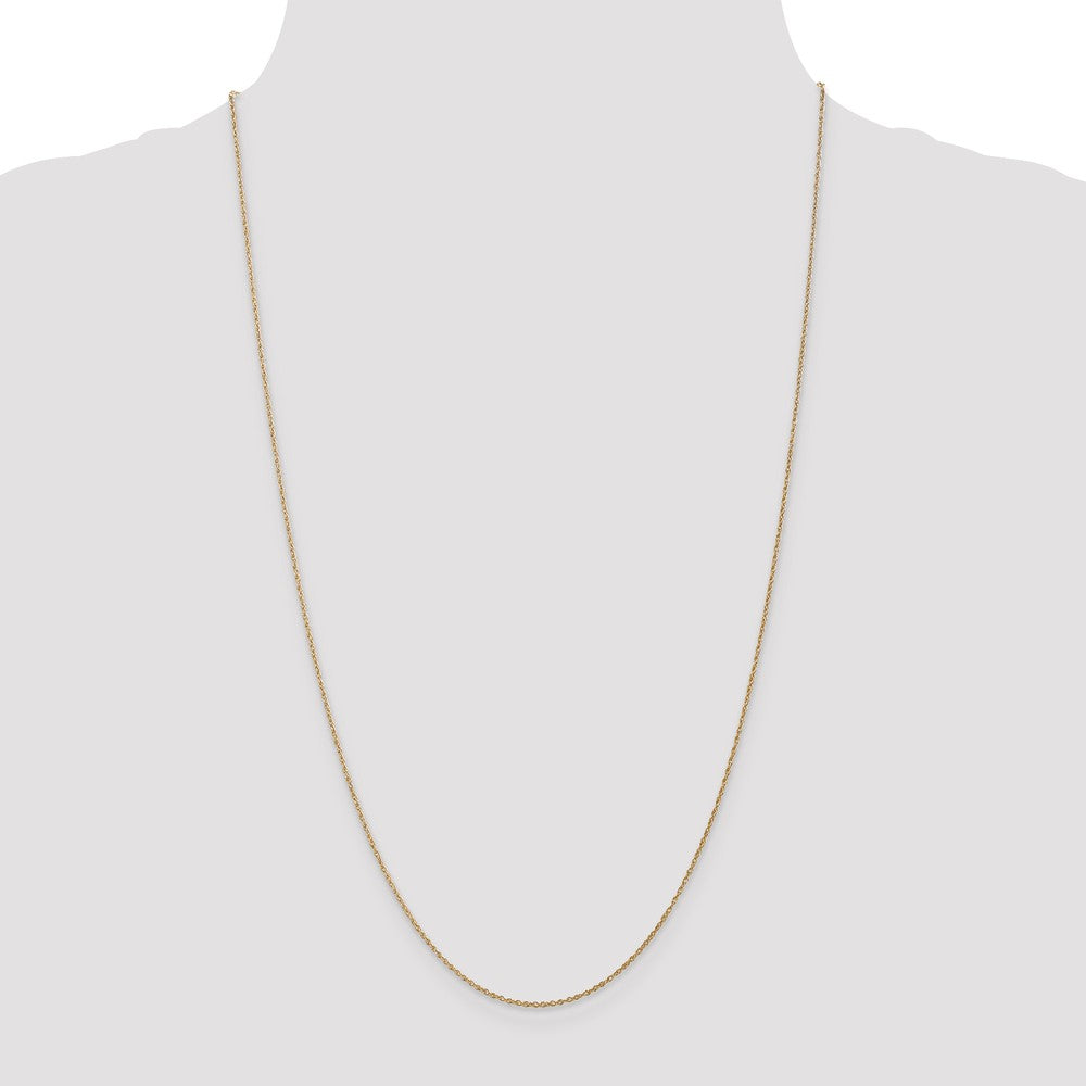 FJC Finejewelers 9 Inch 14k .8mm Light-baby Rope Chain Ankle Bracelet (Smaller Ankles)