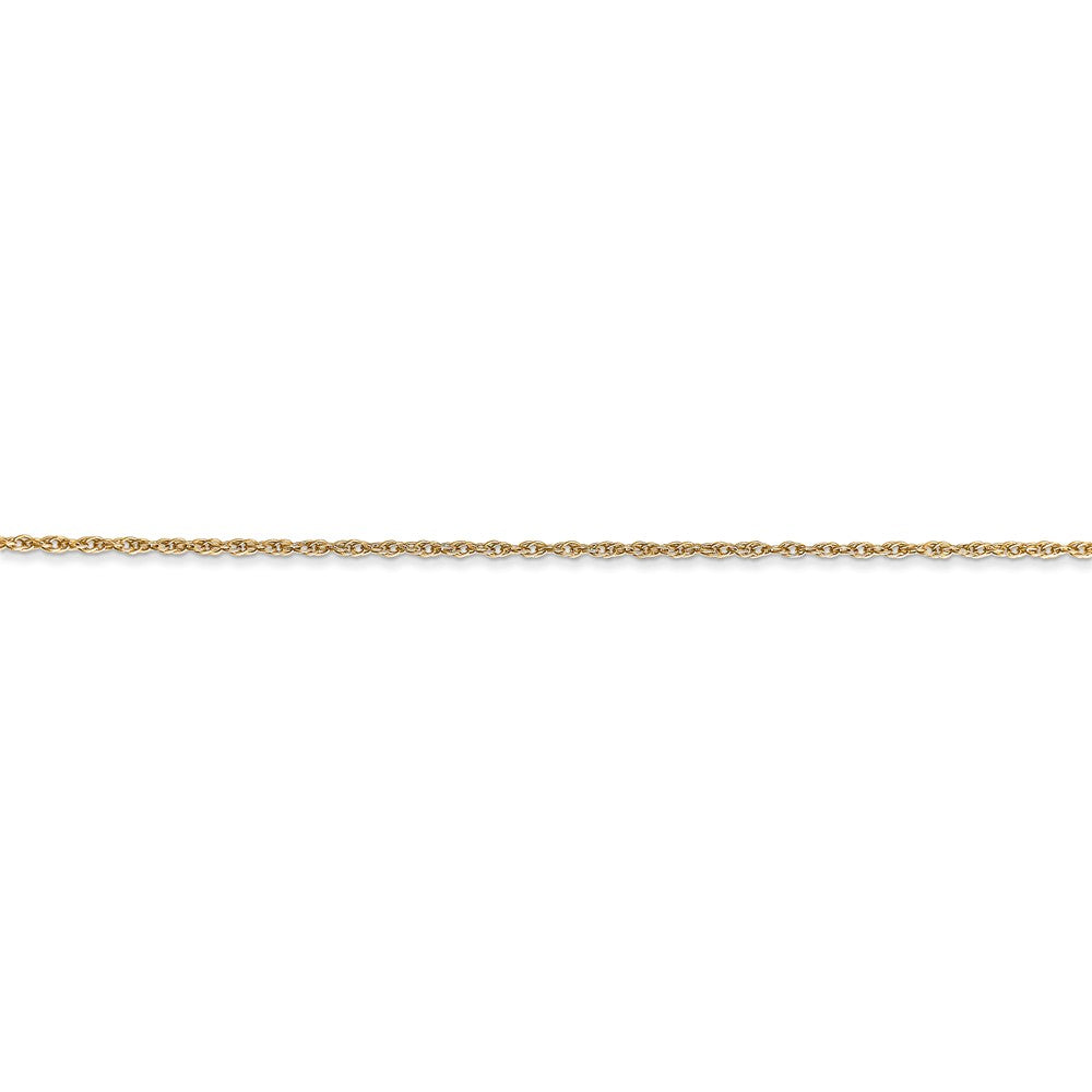 FJC Finejewelers 9 Inch 14k .8mm Light-baby Rope Chain Ankle Bracelet (Smaller Ankles)