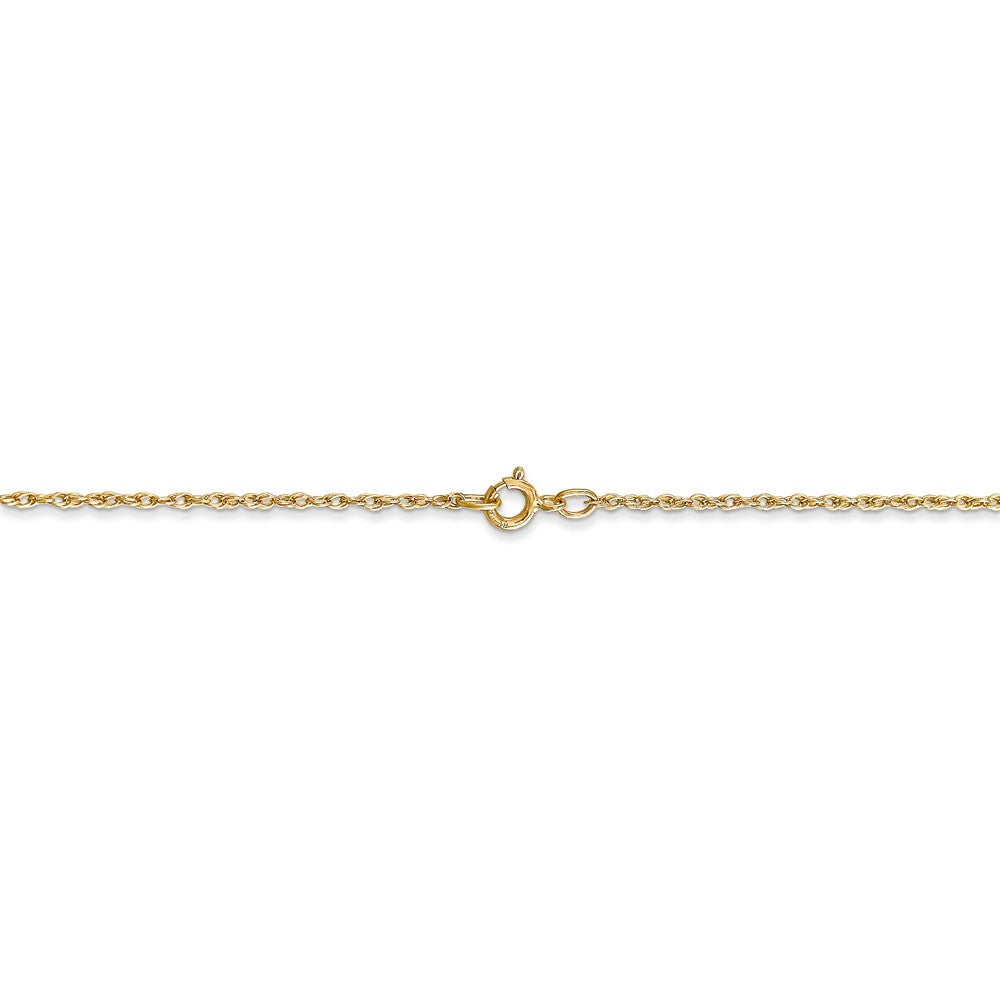 FJC Finejewelers 9 Inch 14k .8mm Light-baby Rope Chain Ankle Bracelet (Smaller Ankles)