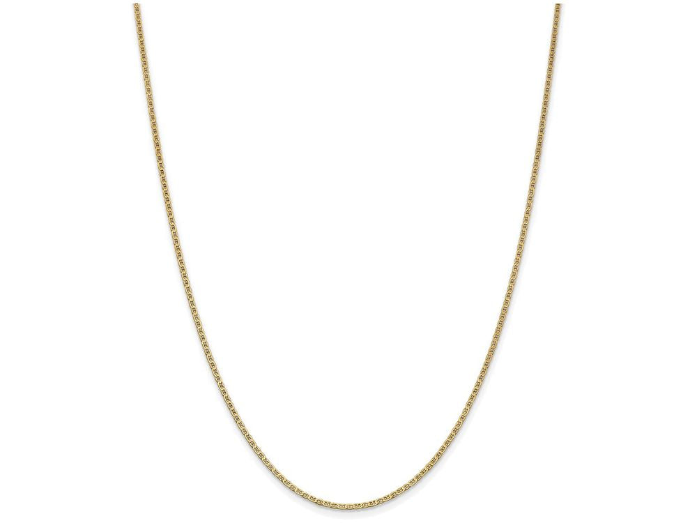 FJC Finejewelers 14 Inch 14k Yellow Gold 1.5mm Anchor Link Chain Necklace