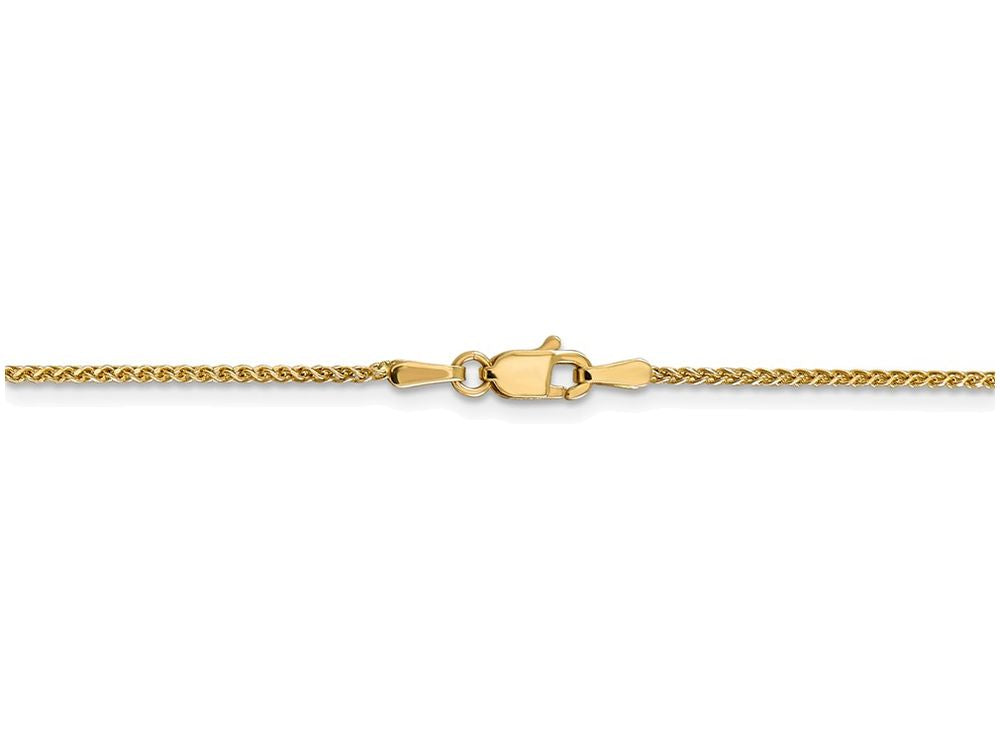 FJC Finejewelers 30 Inch 14k Yellow Gold 1.2mm bright-cut Spiga Chain Necklace