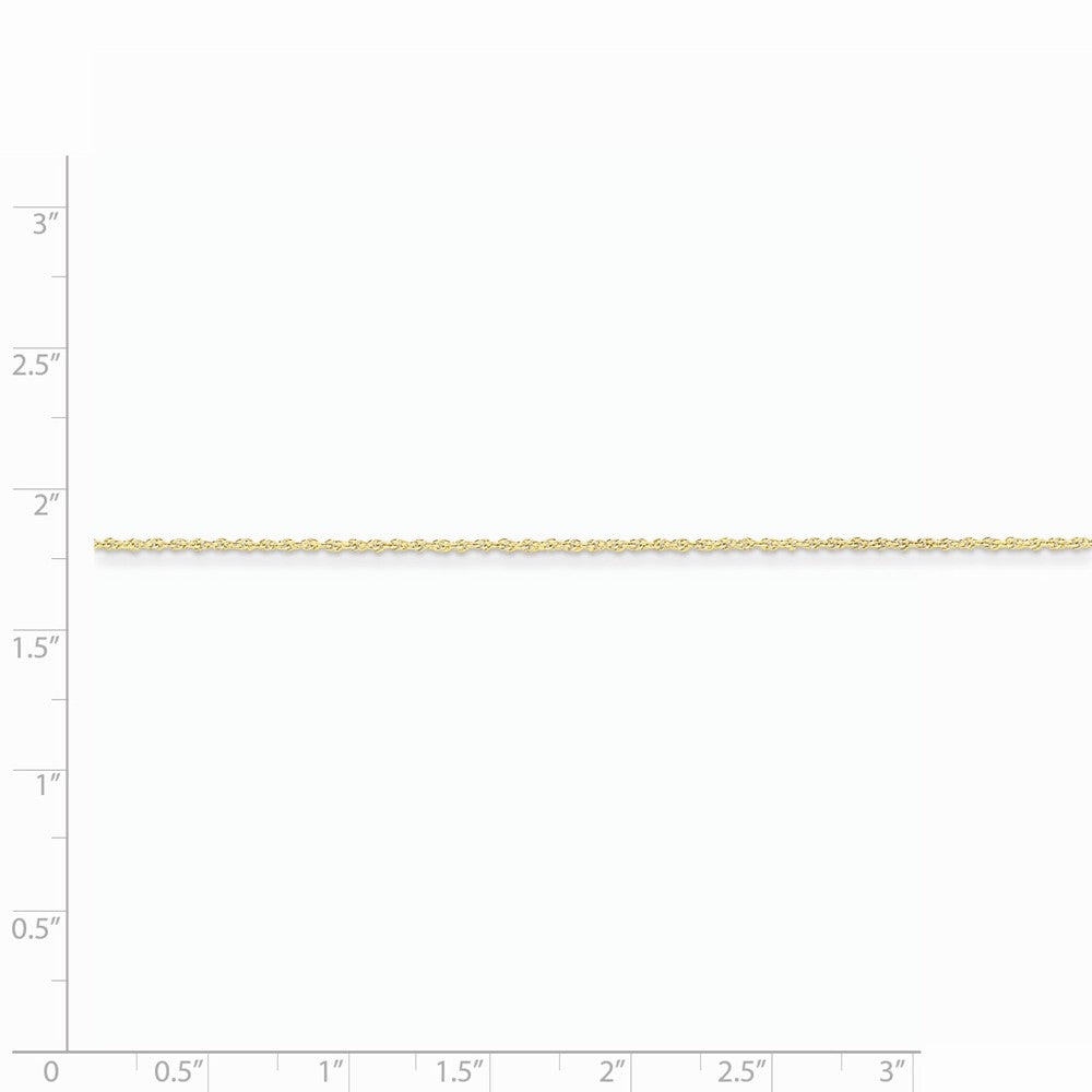 FJC Finejewelers 24 Inch 14k Yellow Gold 1.3mm Heavy-baby Rope Chain Necklace