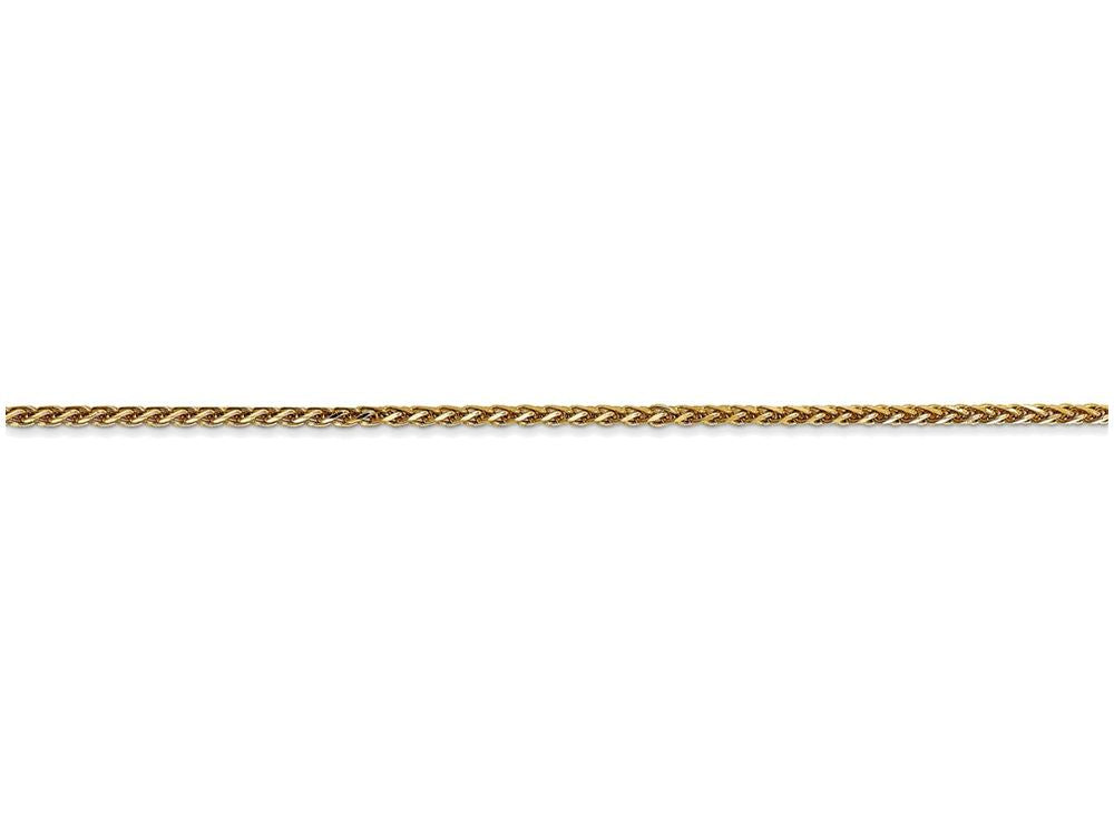 FJC Finejewelers 16 Inch 14k Yellow Gold 1.4mm bright-cut Spiga Chain Necklace