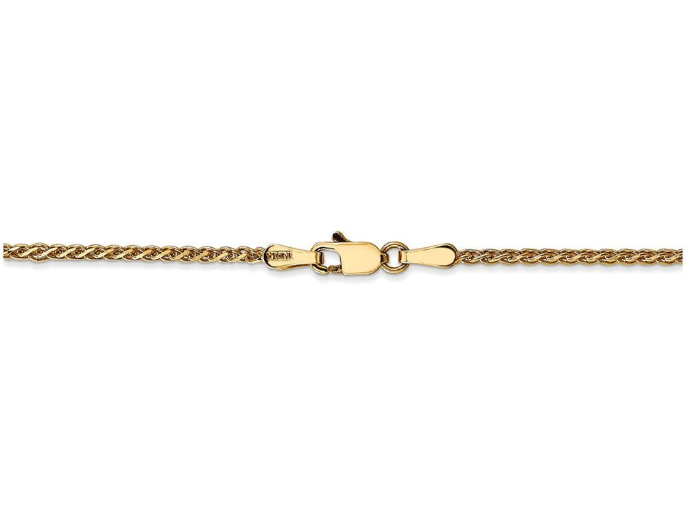 FJC Finejewelers 24 Inch 14k Yellow Gold 1.4mm bright-cut Spiga Chain Necklace