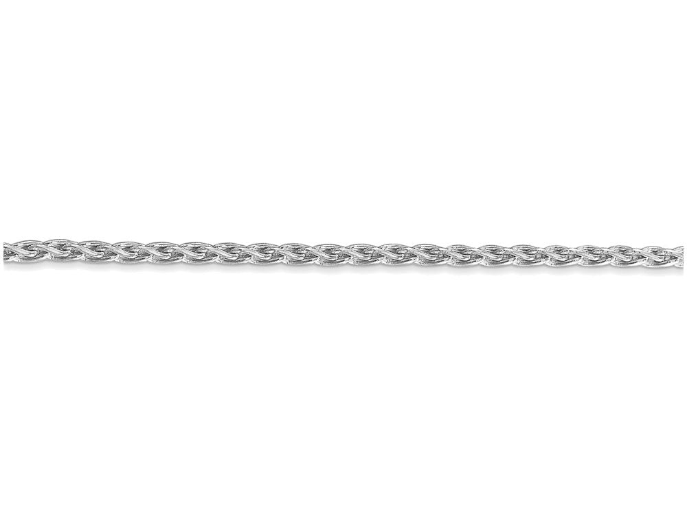 FJC Finejewelers 18 Inch 14k White Gold 2.25mm Parisianwheat Chain Necklace